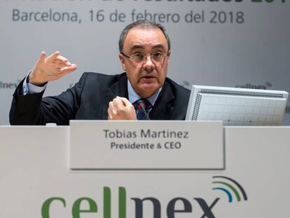 Tobías Martínez, presidente y consejero delegado de Cellnex.