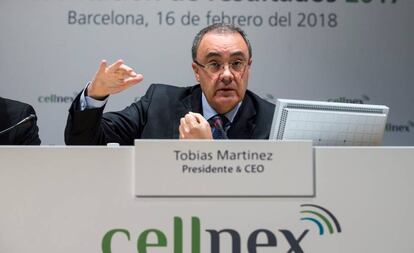 Tobías Martínez, presidente y consejero delegado de Cellnex.