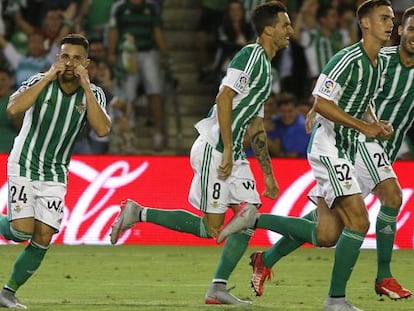 Rub&eacute;n Castro celebra su gol al Villarreal.