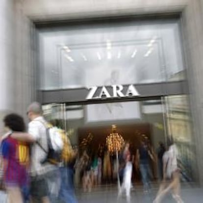 Exterior de una tienda de Zara, la principal cadena del grupo Inditex.