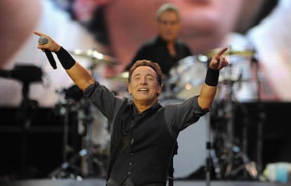 Springsteen, durant un concert del 2013.