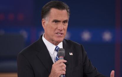 Romney, durante el debate del martes. 