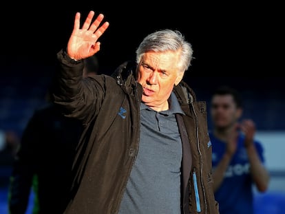 El entrenador Carlo Ancelotti, en Liverpool el pasado mayo.