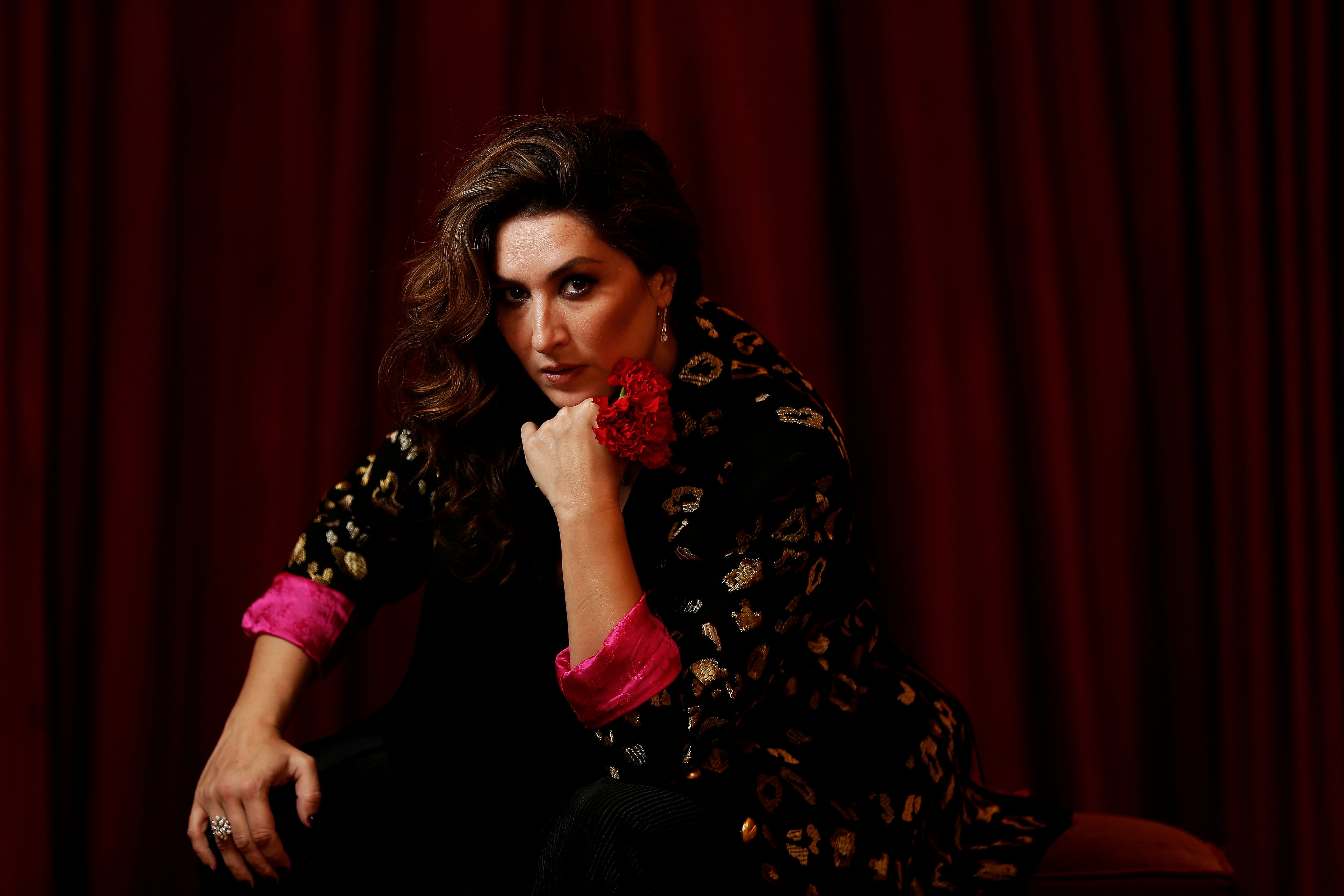 Estrella Morente en el Teatro Real de Madrid.