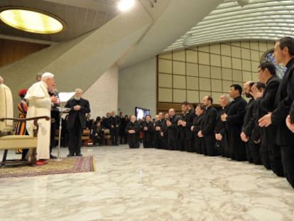 Recepción de Benedicto XVI a miembros de Camino Neocatecumenal (los kikos).