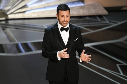 Jimmy Kimmel, durante seu monólogo ao início dos Oscar 2018.