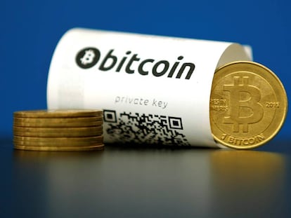 El bitcoin,una moneda virtual utilizada para el pago de rescates de datos inform&aacute;ticos. 