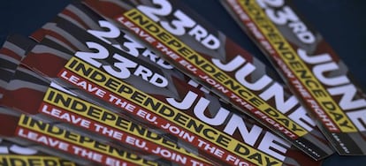 Propaganda sobre el refer&eacute;ndum de Reino Unido del 23 de junio.