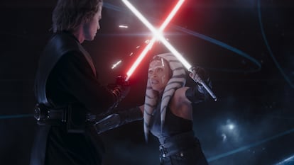 A scene from the Disney+ series ‘Ahsoka.’