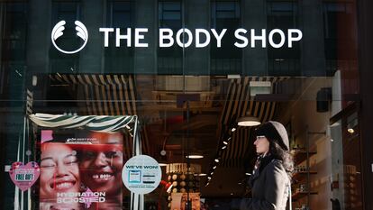 Escaparte de una tienda de The Body Shop en el centro de Londres.