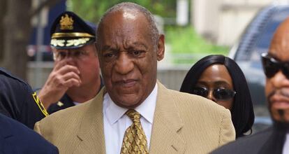 Bill Cosby llegando a los juzgados en Norristown.