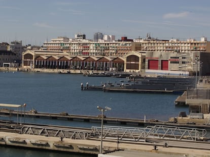 D&aacute;rsena del puerto de Valencia en una imagen de archivo.