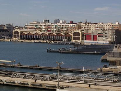 D&aacute;rsena del puerto de Valencia en una imagen de archivo.