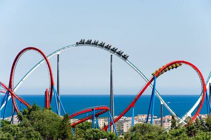 Shambala Dragon Khan, en PortAventura (Tarragona).