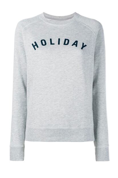 Sudadera gris de Holiday (111 euros, disponible en Farfetch).