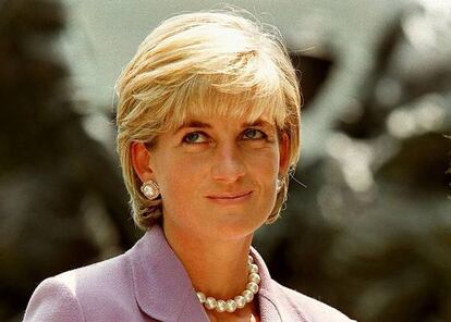 Diana durante una recepci&oacute;n en Washington en junio de 1997. 