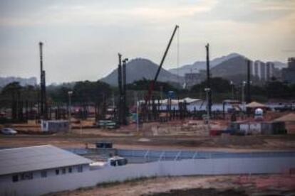 Vista de donde se está construyendo el "Parque Olímpico" en Río de Janeiro (Brasil).  EFE/Archivo