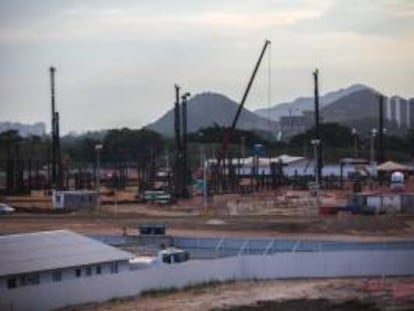 Vista de donde se está construyendo el "Parque Olímpico" en Río de Janeiro (Brasil).  EFE/Archivo