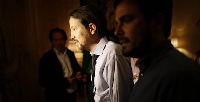 Pablo Iglesias in Madrid.