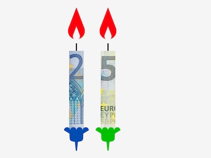 Los 25 años del euro