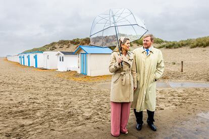 Guillermo y Máxima de Holanda en la isla de Texel