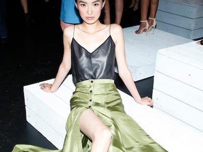 Katie Holmes debuta en la pasarela con Holmes & Yang