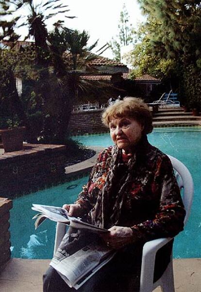Elfriede Rinkel, en una imagen tomada durante su estancia en California.