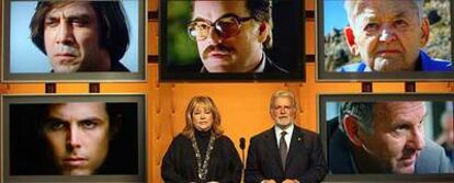 LA ACTRIZ KATHY BATES Y EL PRESIDENTE DE LA ACADEMIA, SID GANIS, ANUNCIAN EN LOS ÁNGELES LOS CANDIDATOS AL OSCAR AL MEJOR ACTOR DE REPARTO.