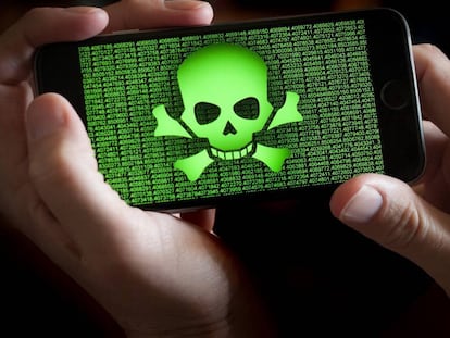 Malware en un teléfono