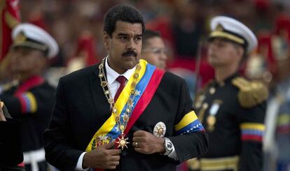 Maduro, tras la toma de posesión la semana pasada.