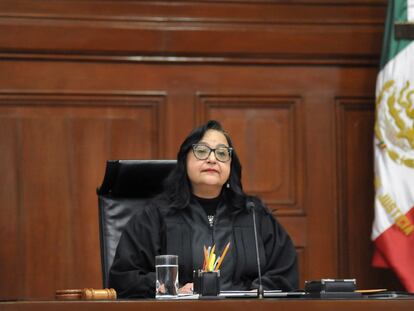 La ministra presidenta de la Suprema Corte, Norma Piña, el pasado 2 de enero.