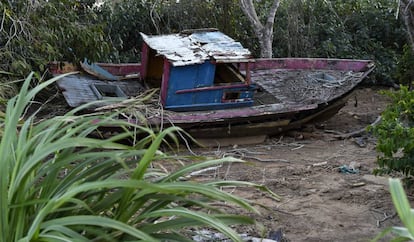 Depois da chegada da onda de rejeitos proveniente do rompimento de Fundão, a pesca no mar de Regência foi proibida.