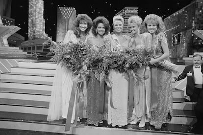 Halle Berry, at the 1986 Miss America pageant.