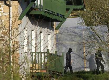 Caserío donde fueron detenidos los dos presuntos etarras ayer en Iurreta, Vizcaya.