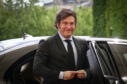 Javier Milei en Berlín, Alemania, en 2024.