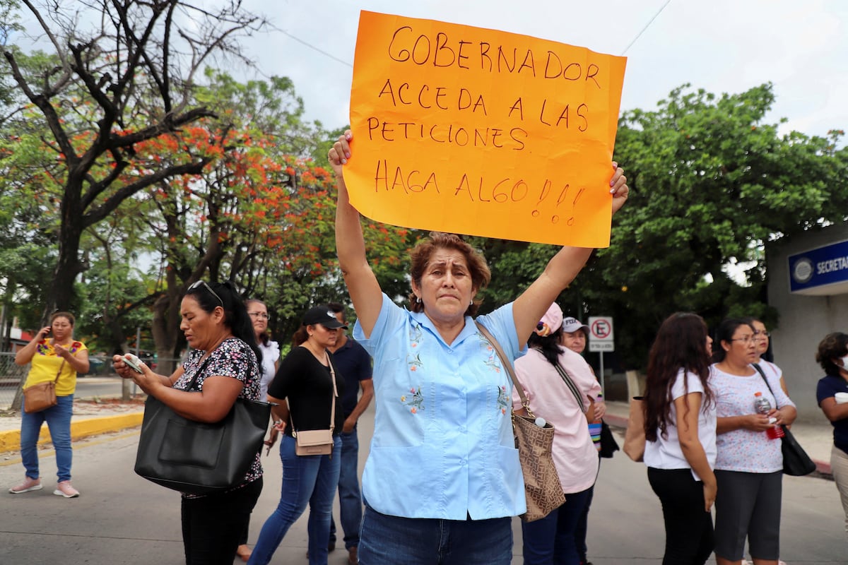 Secuestro de trabajadores de seguridad pública en Chiapas