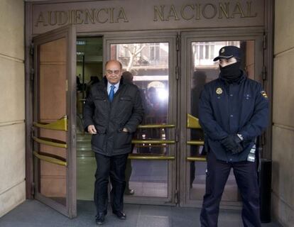 Díaz Ferrán, en marzo pasado, en la Audiencia Nacional.