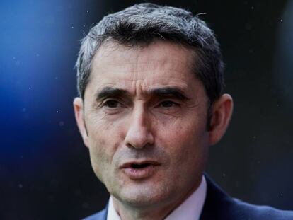 Valverde, durante el encuentro de Ipurua.