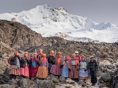Las indígenas aimaras llegan a lo más alto