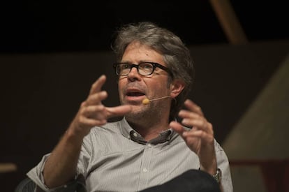 Franzen durante sua visita a Paraty, em 2012.