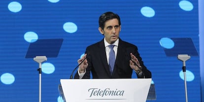 José María Álvarez-Pallete, presidente de Telefónica.