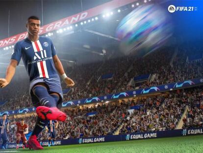 Mbappé en el videojuego FIFA / Imagen de archivo