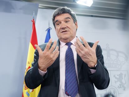 El ministro de Inclusión, Seguridad Social y Migraciones, José Luis Escrivá.