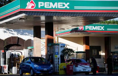 Estación de servicio Pemex en Ciudad de México.