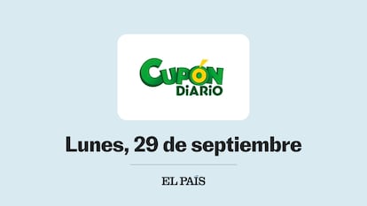 Cupón diario de la ONCE comprobar sorteo del lunes 29 de septiembre de 2025