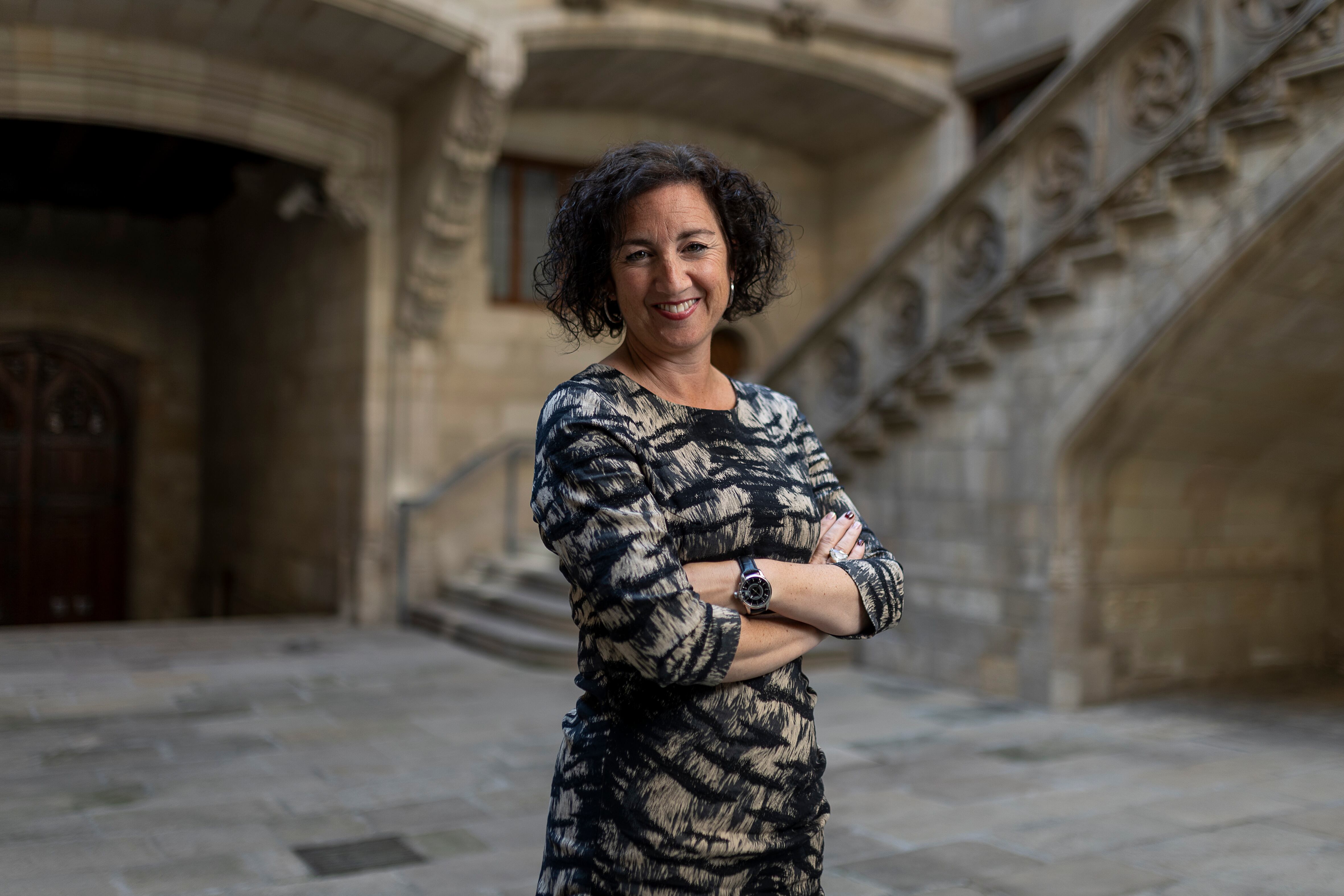 Alícia Romero, consejera de Economía y Finanzas, en el Palau de la Generalitat.