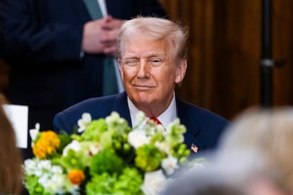 President Donald Trump at the U.S. Capitol in Washington on March 12, 2025.