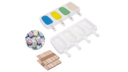 Pack de ocho moldes para hacer helados