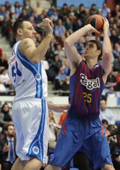 Lorbek durante el partido ACB contra el Lagun Aro