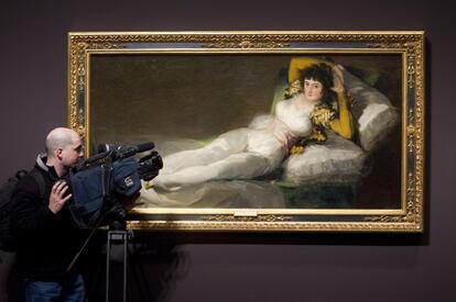 Inauguraci&oacute;n, el pasado marzo, de la exposici&oacute;n &#039;Goya: Luces y Sombras&#039;, en el CaixaForum de Barcelona.